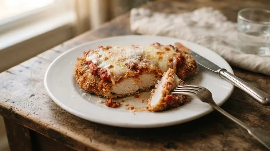 Порция курицы пармезан
